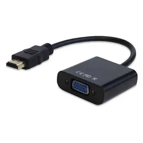 Video Adapter, HDMI M-VGA (D-Sub) F, 0, schwarz